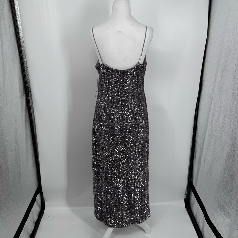 NWT J.Crew Collection Sequin floor-length slip dress - Picture 13 of 16
